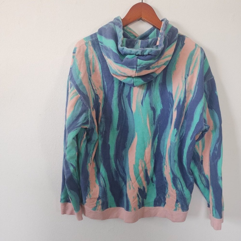 adidas Originals Men's R.Y.V. Hoodie Pullover In Vapor Pink Multi Medium AOP - Picture 4 of 5